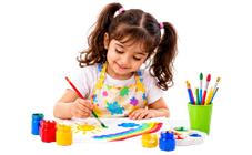 Child creating